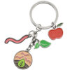 Front of Worm Nerd Keychain